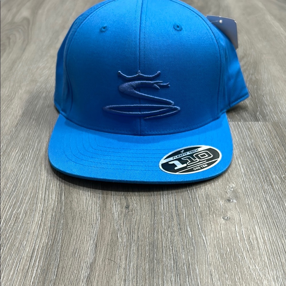 Blue cobra golf hat